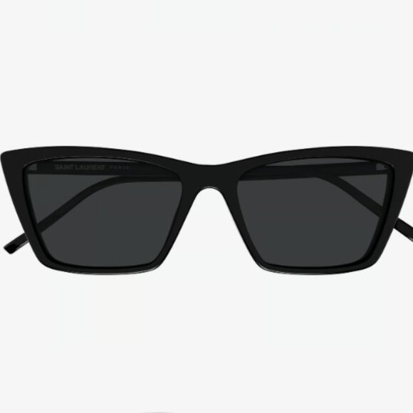 Saint Laurent Women's Sunglasses | SL 737 Mica Thin-001 | Black, Silver - Picture 3 of 3